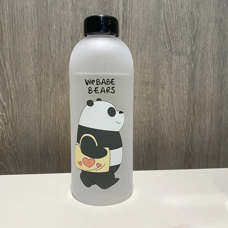 Women's creative drinking bottle with playful panda design Bowlift
