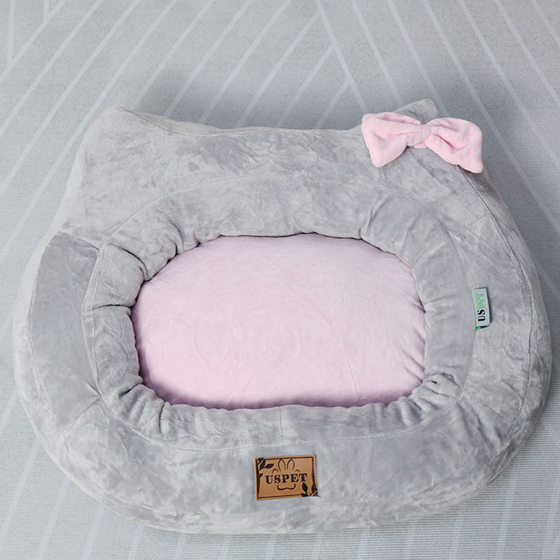 Soft-Fabric Dog Bed