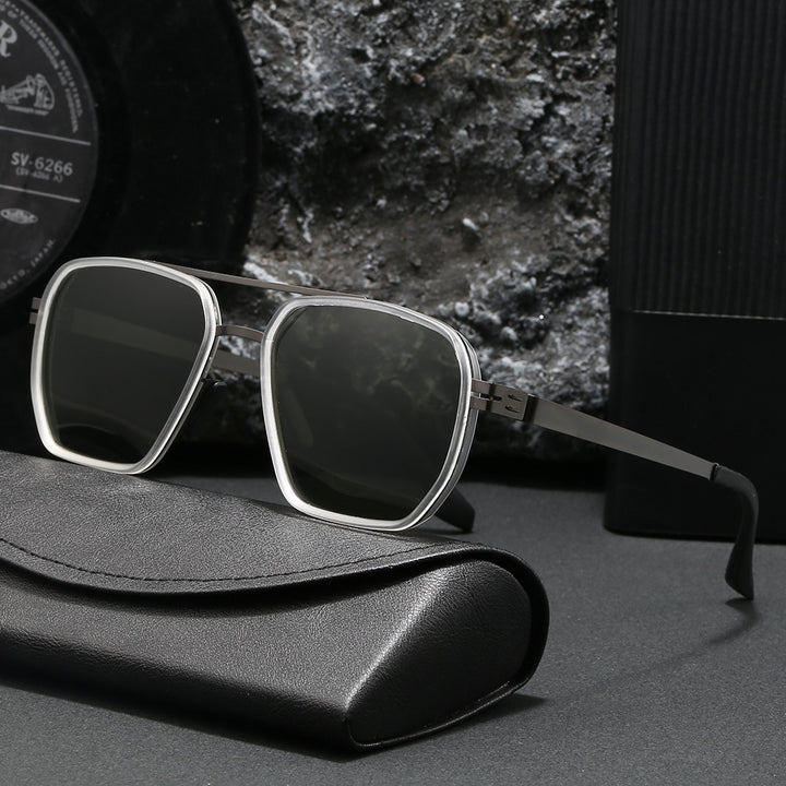Ladies modern oversized square sunglasses Bowlift