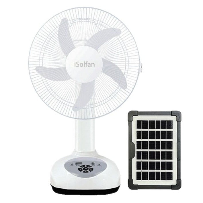 Women's Solar Powered Stand Fan with Smart Control System Bowlift