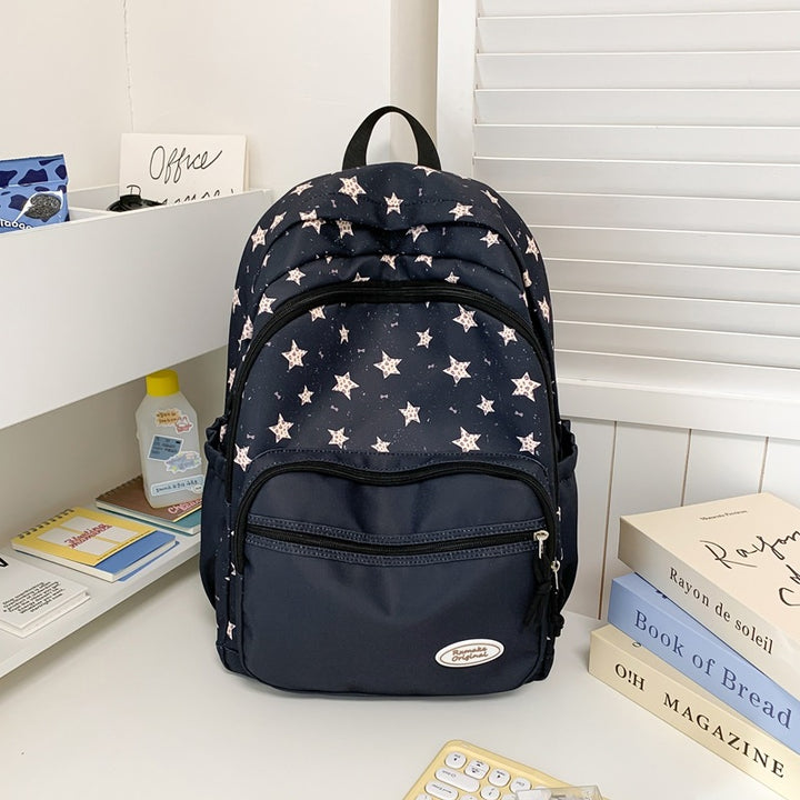Floral Print Backpack Bowlift