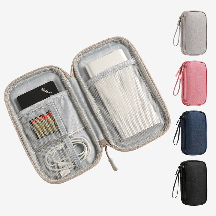 Compact RFID Travel Tech Organizer Wristlet Pouch Bowlift