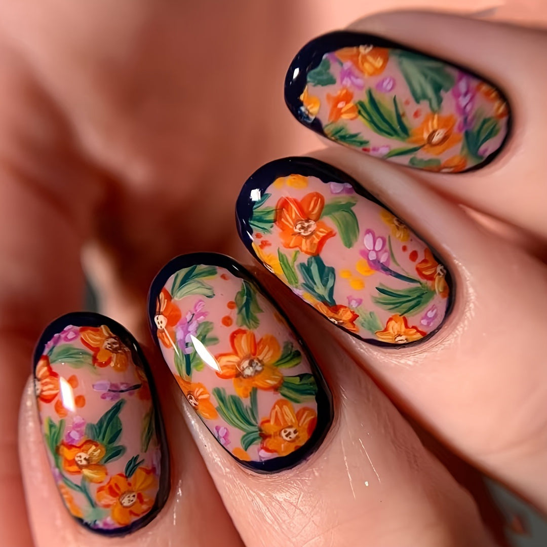 Blossom Nail Art Design Bowlift