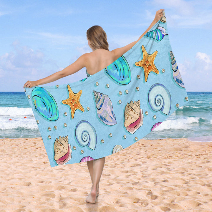 Beach towel with creative turtle design Bowlift