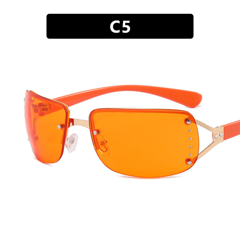 Women's futuristic, sleek Shield sunglasses Bowlift
