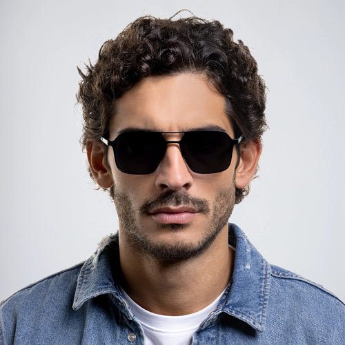 Men's Stylish Geometric Frame Sunglasses Bowlift