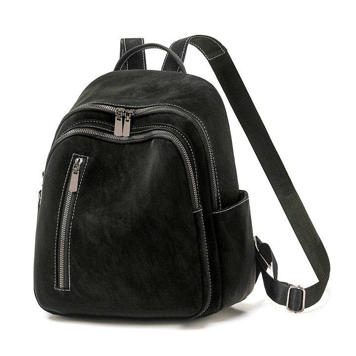 Stylish Leather Backpack Bowlift