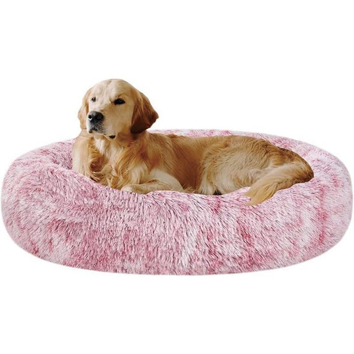 Plush Round Orthopedic Dog Bed