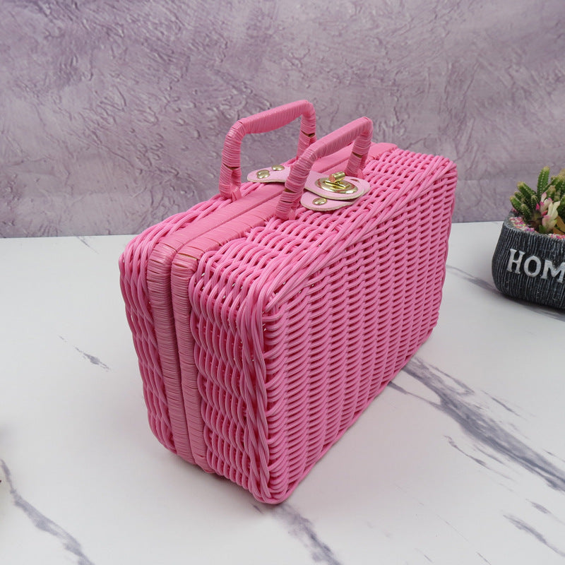 Handcrafted Storage Wicker Box Bowlift