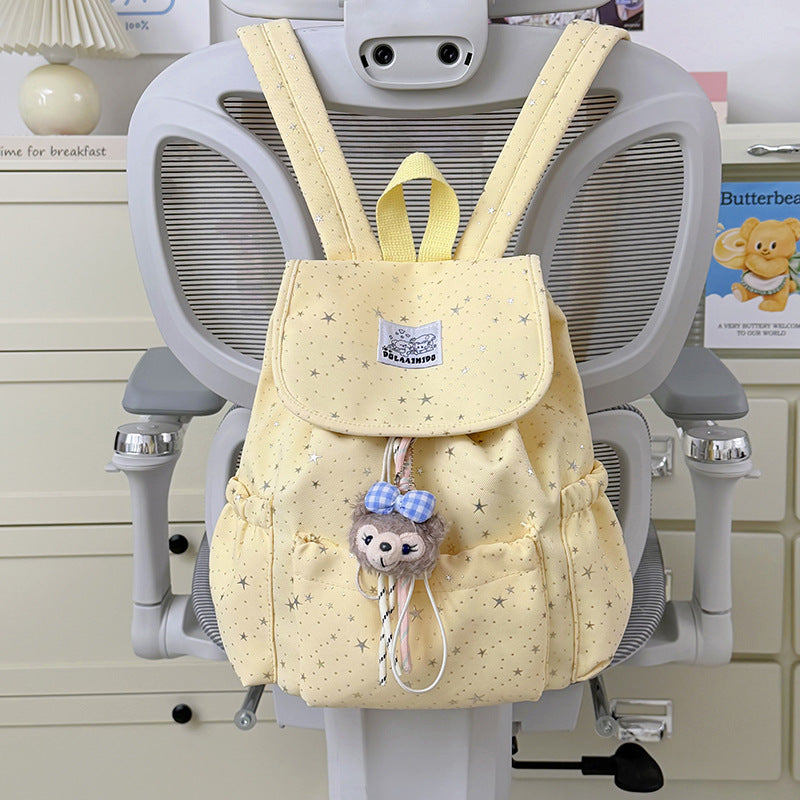 Star-Patterned Lightweight Backpack