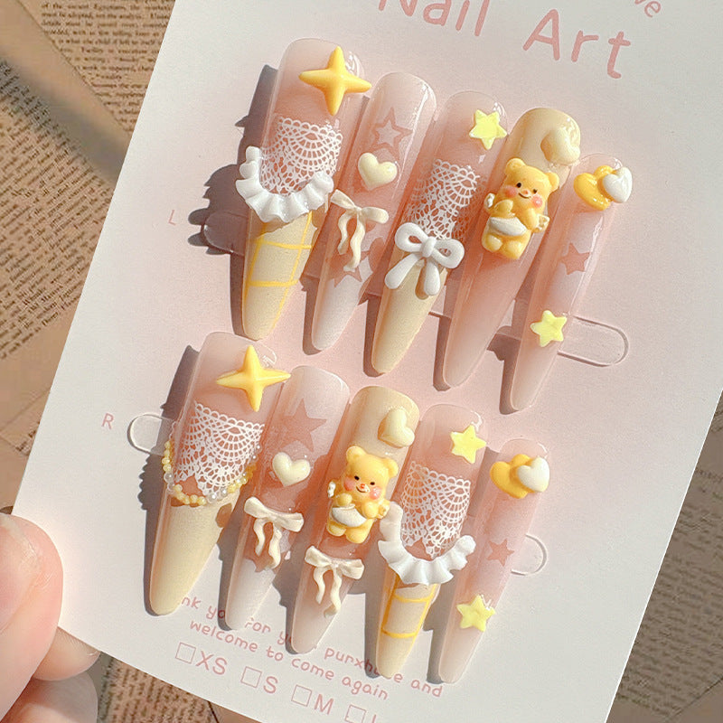 Handmade Decorative Nail Art Set Bowlift