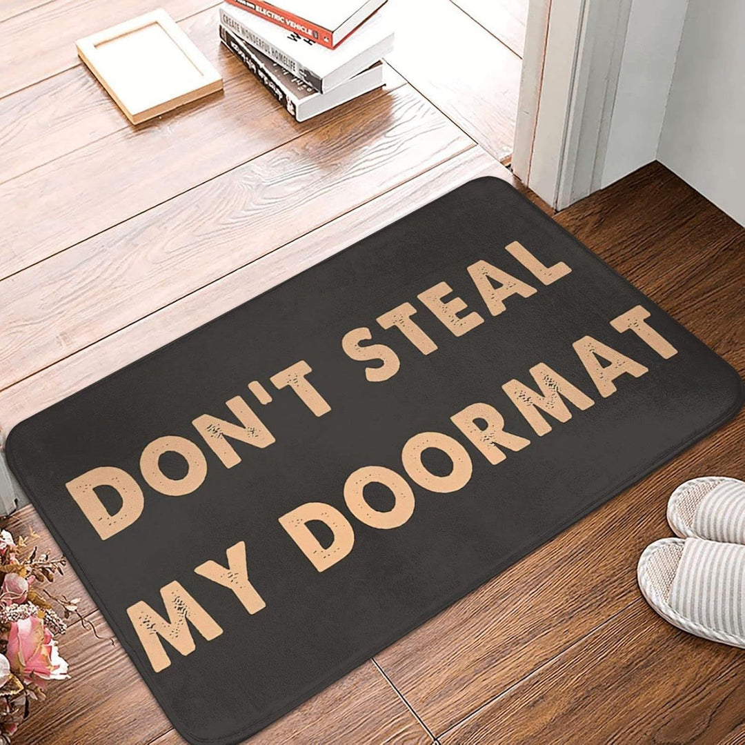 Funny Pet-Themed Welcome Mat Bowlift
