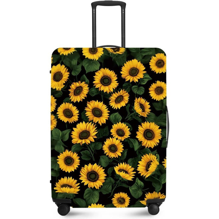 Unisex nan elastic suitcase cover with UV-resistant motif print and zip opening Bowlift