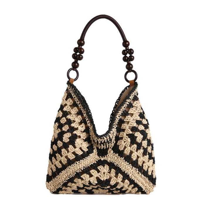 WoChic Boho Crochet Handbag Bowlift