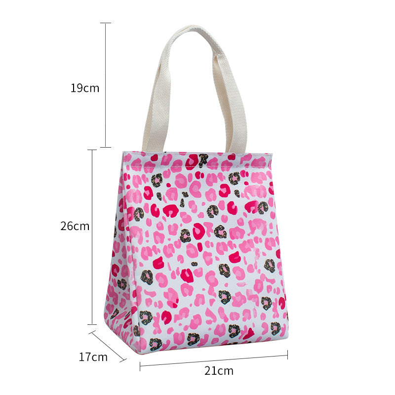 Insulated Butterfly Print Lunch Tote