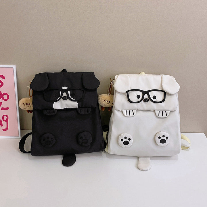 Backpack in Creative Dog Design with Funny Details Bowlift