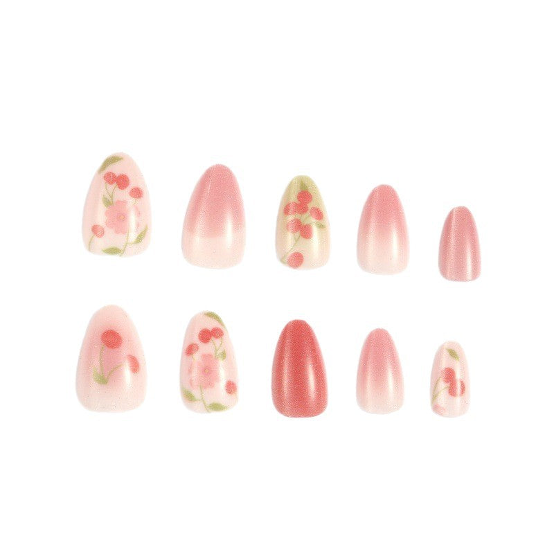 Creative Nail Art Set with Cherry Design Bowlift