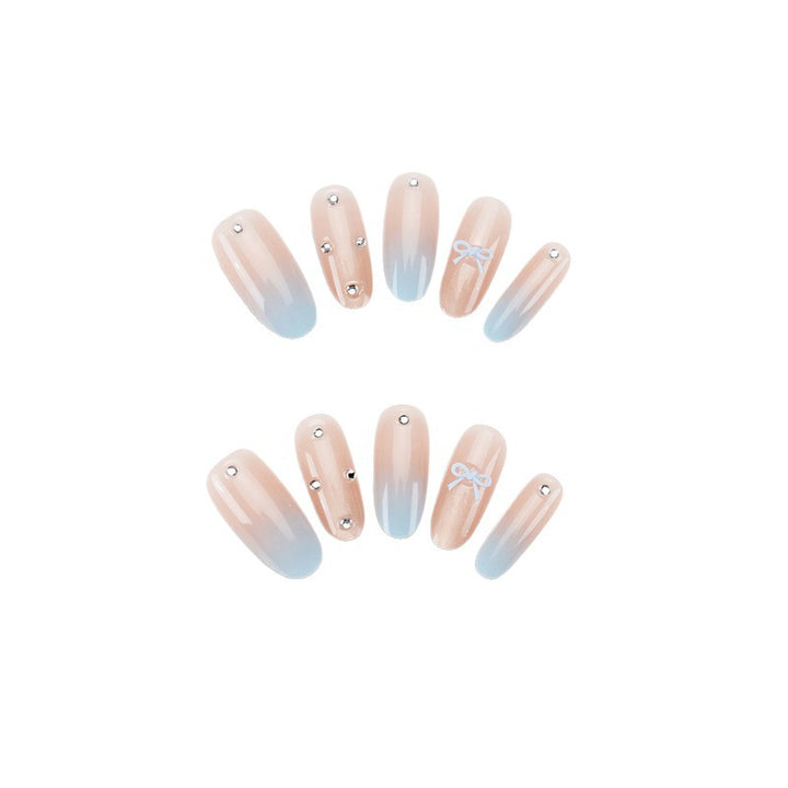 Ombre Decorative Press-On Nails Bowlift