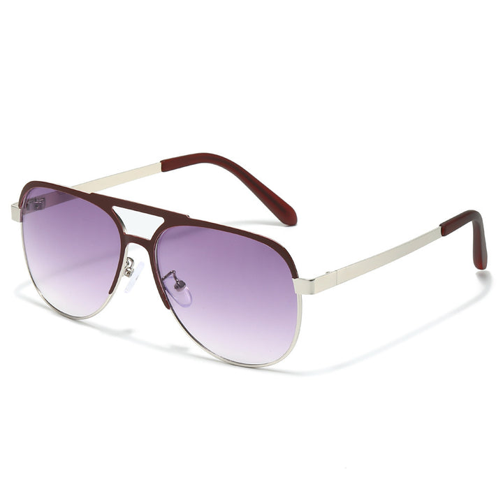 Luxurious Metal Frame Aviator Sunglasses Bowlift