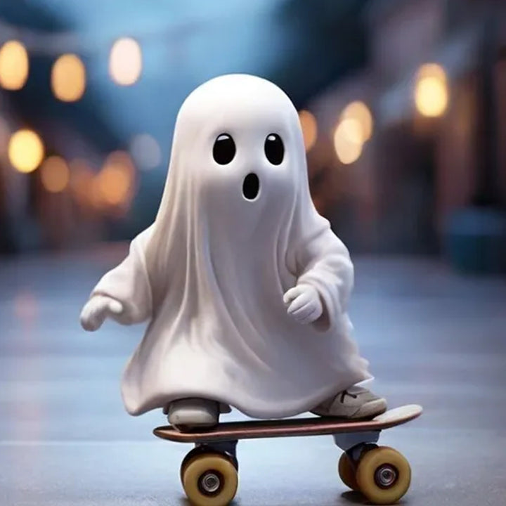 Decorative skateboard ghost figure Bowlift