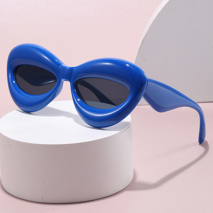 Women's creative designer cat-eye style sunglasses Bowlift