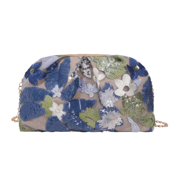 WoElegant Floral Sequin Clutch Bag Bowlift