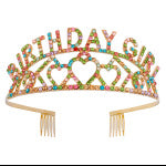 Ladies Glittering Birthday Crown Bowlift