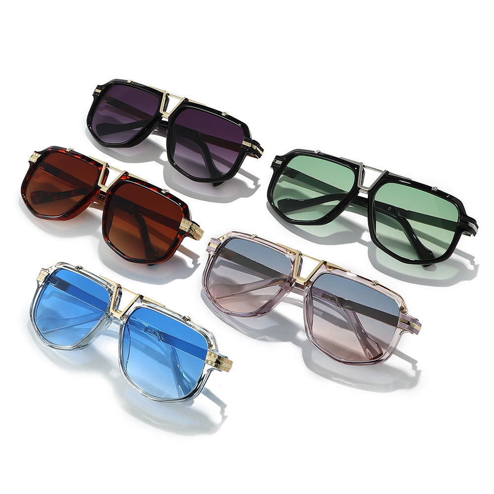 Chic Geometric Square Frame Sunglasses Bowlift