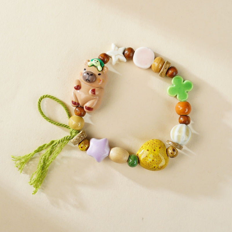 Heart-Shaped Beaded Bracelet Bowlift