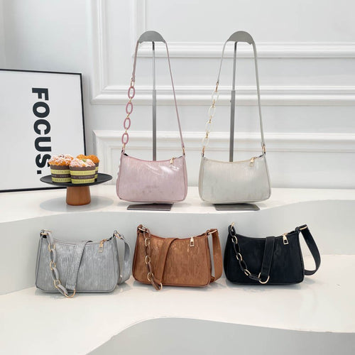 WoStylish Textured Crossbody Bag Bowlift