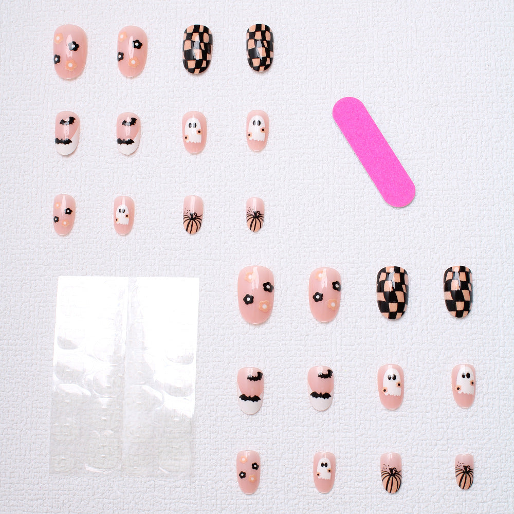 Halloween-Themed Press-On Nail Art Bowlift 1787370325