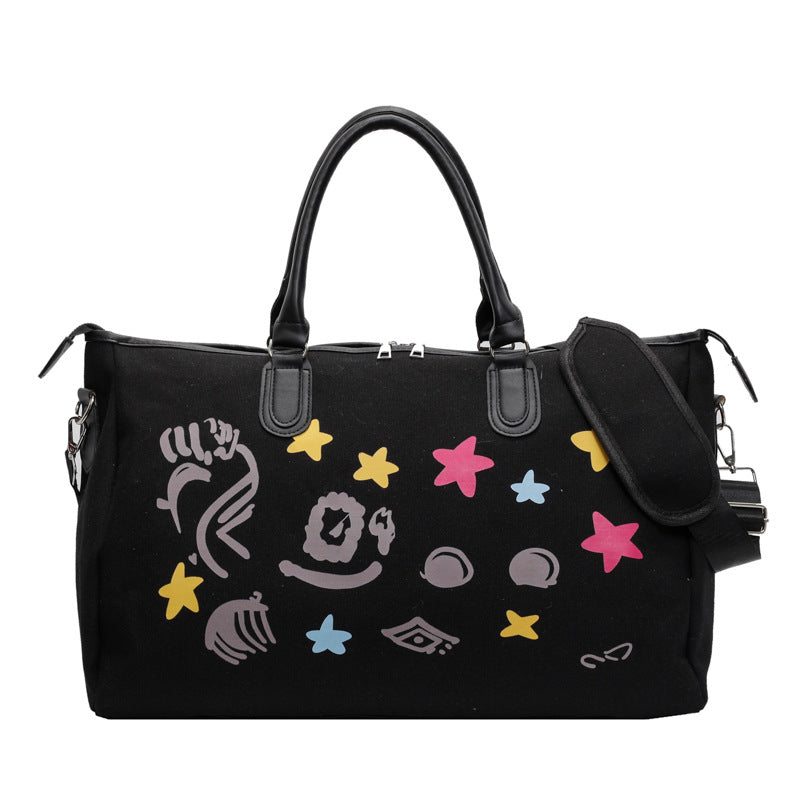 Sporty Travel Bag With Creative Applications Bowlift
