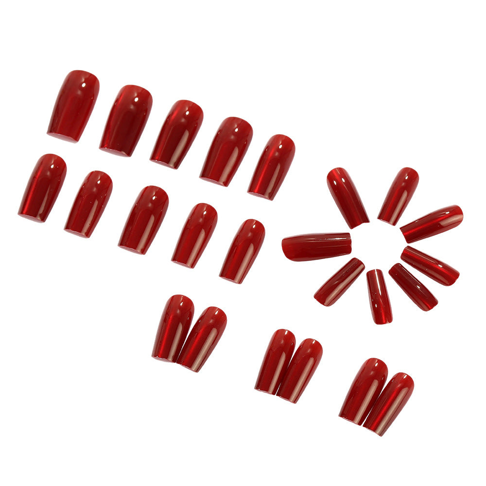Elegant artificial nails with a luxurious glossy finish Bowlift