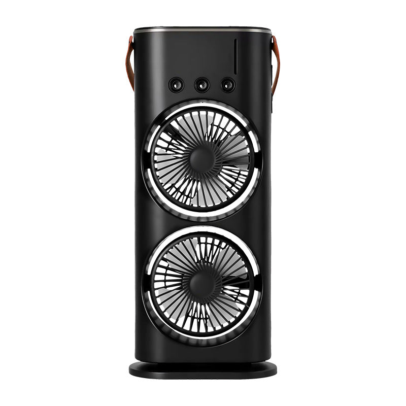 Ladies table fan with innovative dual-flow system Bowlift