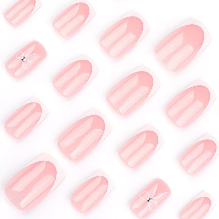 Artful Nail Art with Bow Accents Bowlift