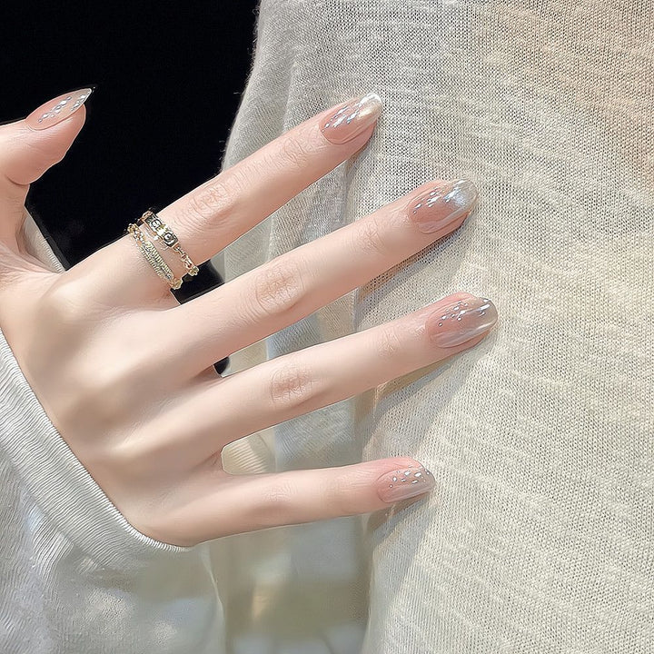 Premium Glamorous Press-On Nail Extensions Bowlift