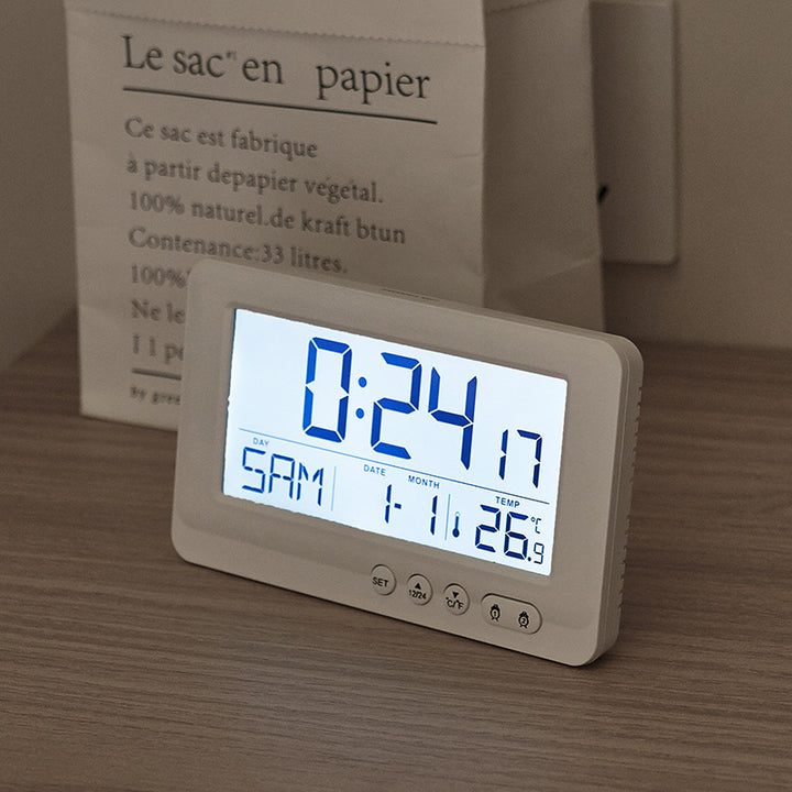 Digital Alarm Clock Bowlift