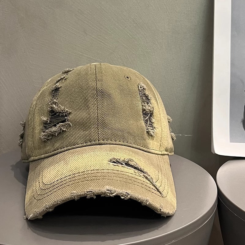 Men's Distressed Denim Cap Bowlift 1784188541