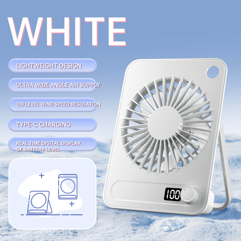 Women portable fan with digital speed control Bowlift