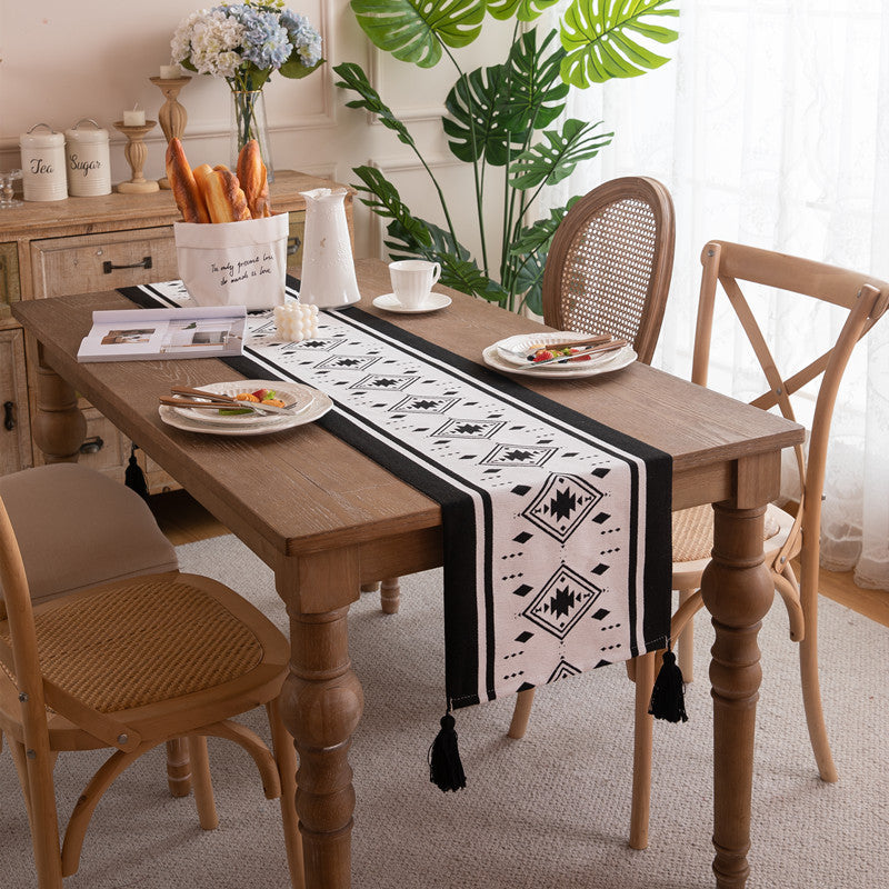 Decorative Tribal Pattern Table Runner