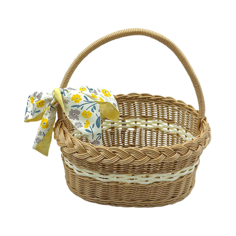 Handmade Decorative Woven Basket Bowlift
