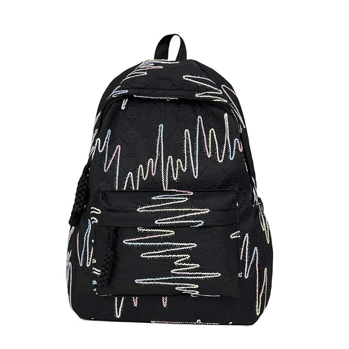 Backpack with Colorful Geometric Design Bowlift