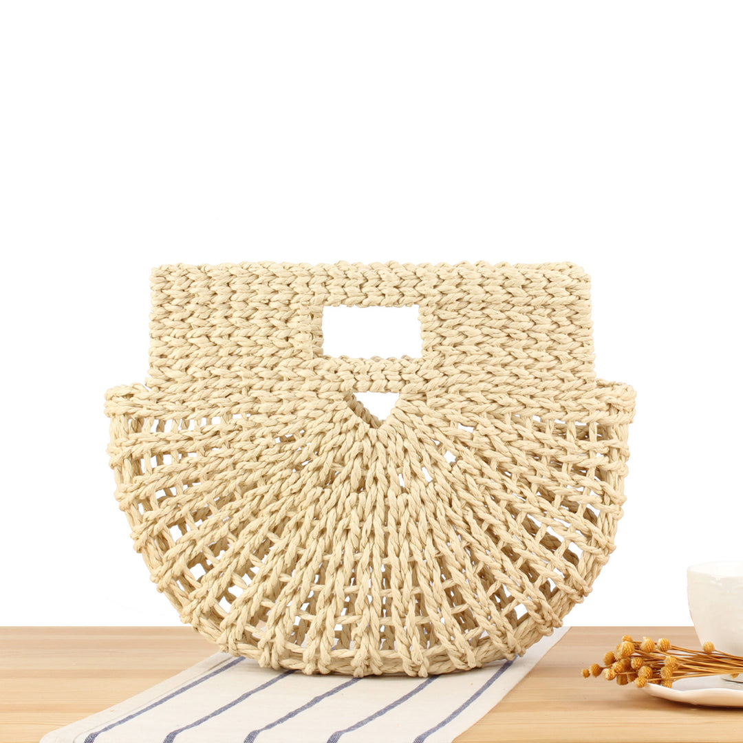 Handmade basket bag with unique design Bowlift