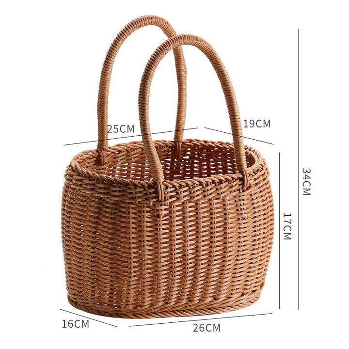 Woven Storage Basket Bowlift