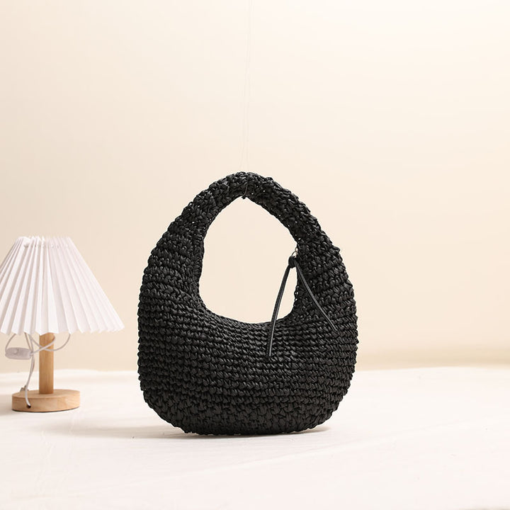 Handmade Basket Bag in Modern Hobo Style Bowlift