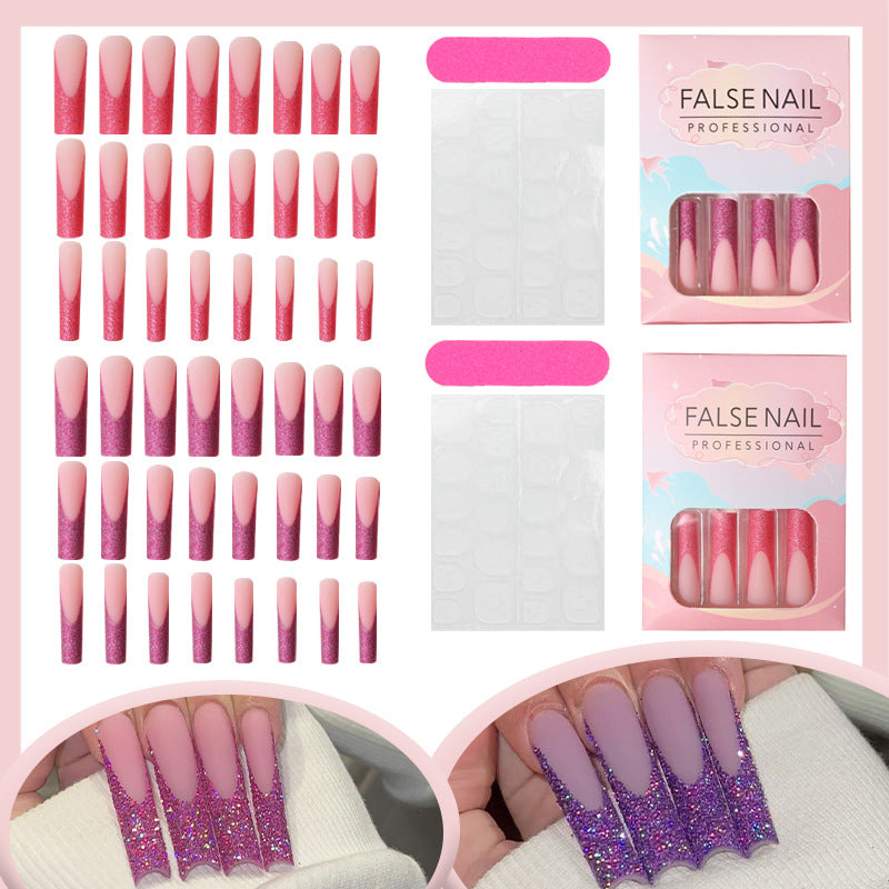 Glitter Ombre Press-On Nail Set Bowlift