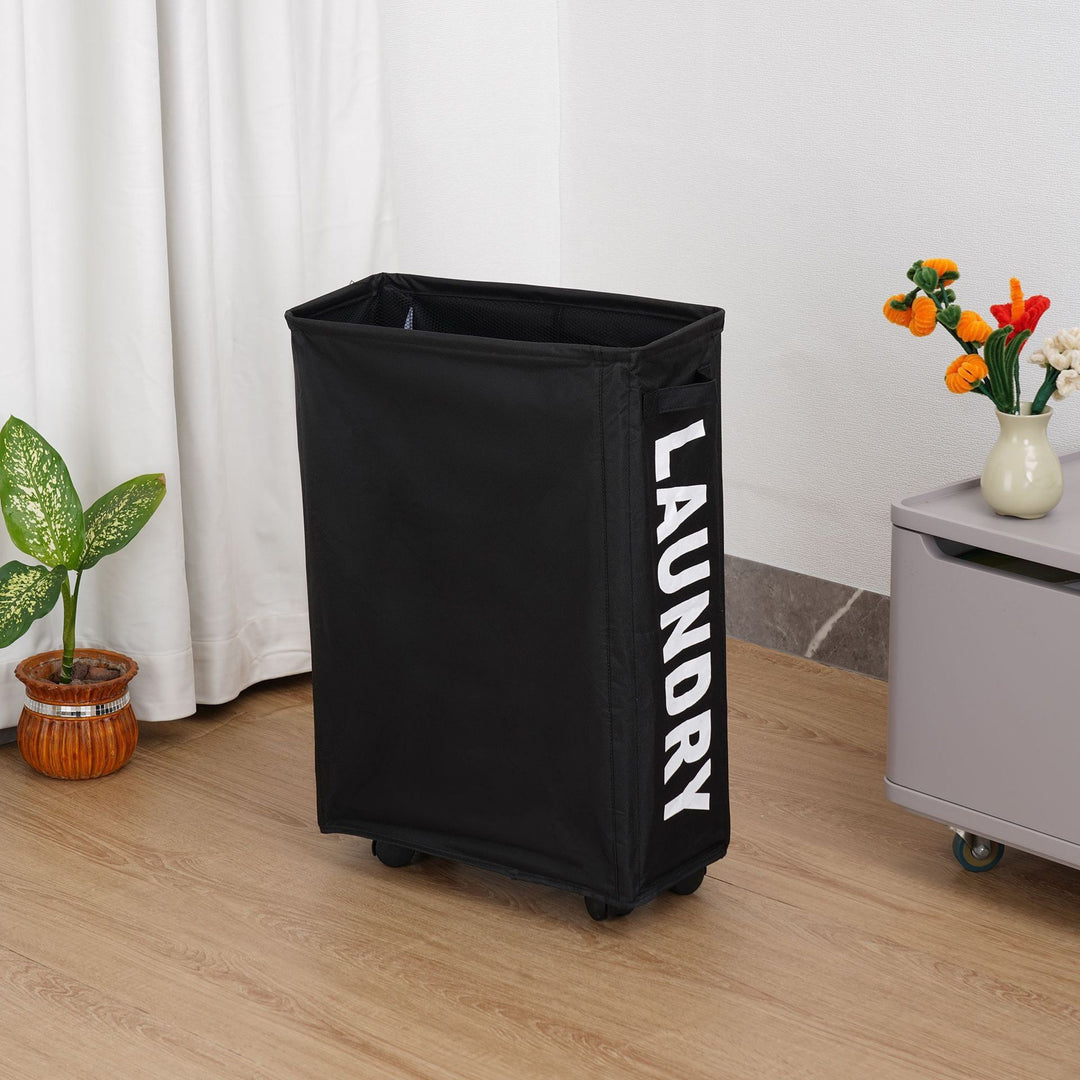 Laundry basket with wheels Bowlift