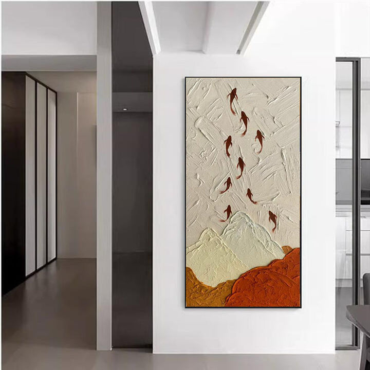 Textured Mountain Canvas Artwork