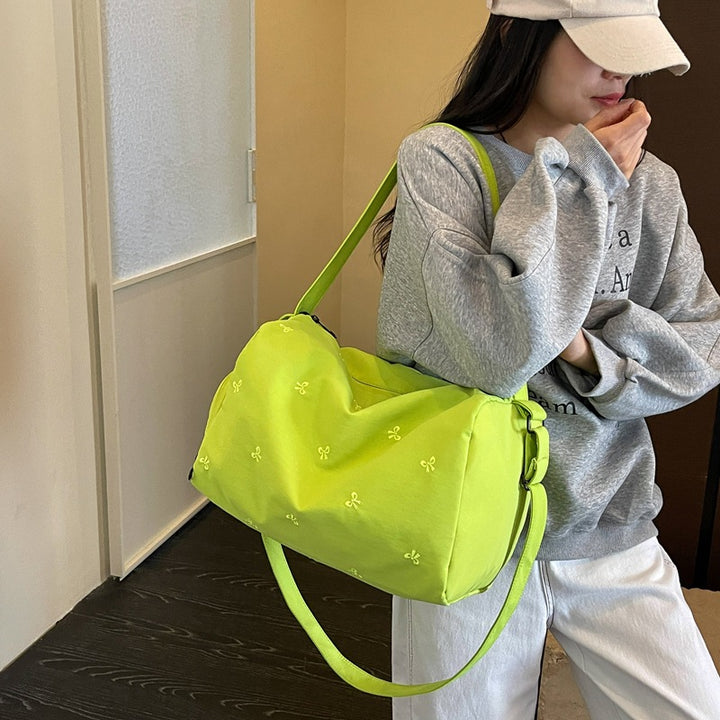 Stylish Embroidered Sports Duffle Bag