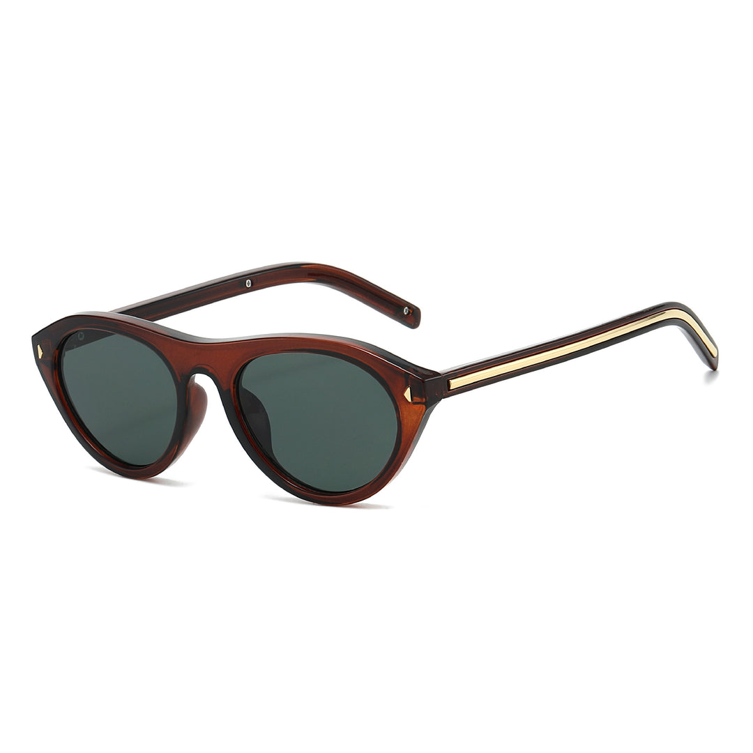 Retro-Inspired Geometric Sunglasses Bowlift